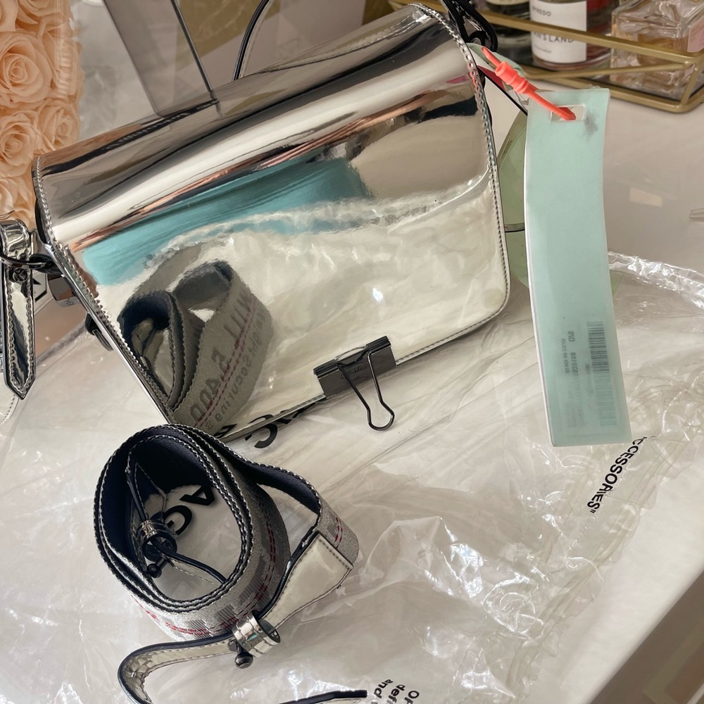 off -white mirror flap bag - Picture 1 of 5